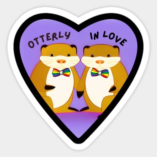 otterly in love Sticker